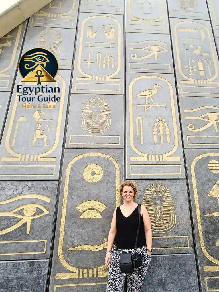 The modern architecture of Grand Egyptian Museum - GEM private day tour from Cairo